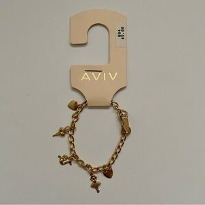 Vintage Gold Tone Ballerina Bracelet
